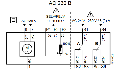 Схема подключения GDB331.1E