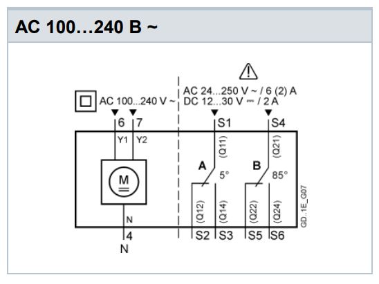 Привод GDB341.1E - подключение