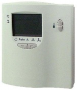 QAX34.3: Siemens Desigo, Модуль комнатный с датчиком, задатчиком уставки, жк-дисплеем и переключателем режимов, интерфейс PPS2