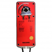 DAC-LF230-20S: Привод воздушной заслонки Dacond, 20 Н*м, ВКЛ/ВЫКЛ,  2 концевых выключателя, 230V, с возвратной пружиной