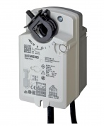 GPC121.1A: Привод воздушной заслонки, AC/DC 24В, 4 Nm, с пружиной, 2P (Siemens)