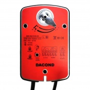 DAC-BLF24-10T: Противопожарный приводвоздушой заслонки Dacond, 10 Н*м, ВКЛ/ВЫКЛ,  2 концевых выключателя, с термодатчиком, AC/DC 24В, с возвратной пружиной