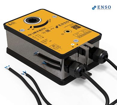 LAB R-BLF24: Привод противопожарный ENSO с возвратной пружиной 5 Н*м, 24B