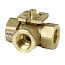 VBI60.20-9L: Регулирующий клапан Siemens - 3-х ходовый, шаровой, PN40, DN20, Kvs9