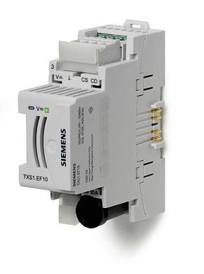 TXS1.EF10: Siemens Desigo, Модуль подключения шины, предохранитель 10А