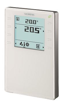 QMX3.P34: Siemens Desigo, Модуль комнатный с KNX PL-Link, S-mode, LTE-Mode, датчиком температуры, дисплеем с подсветкой